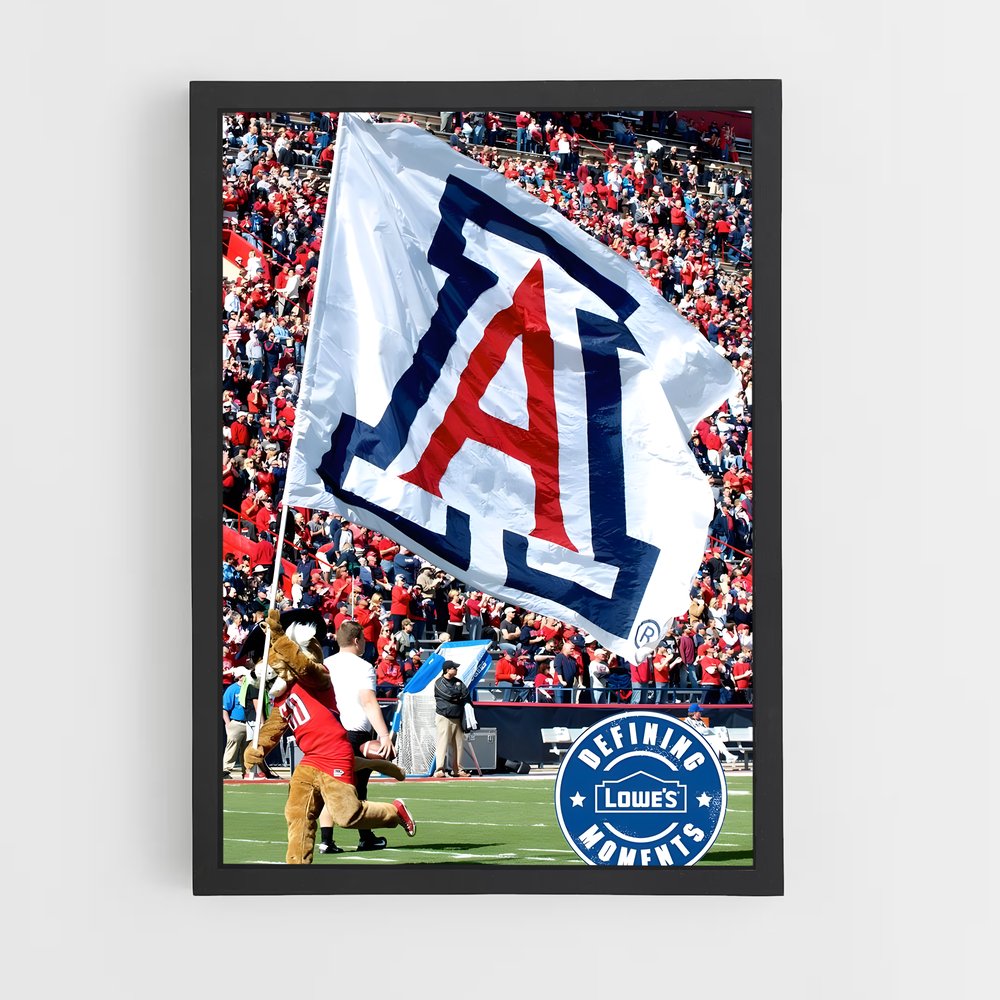 Poster Fier Wildcats – affiche Basketball (vue 2)